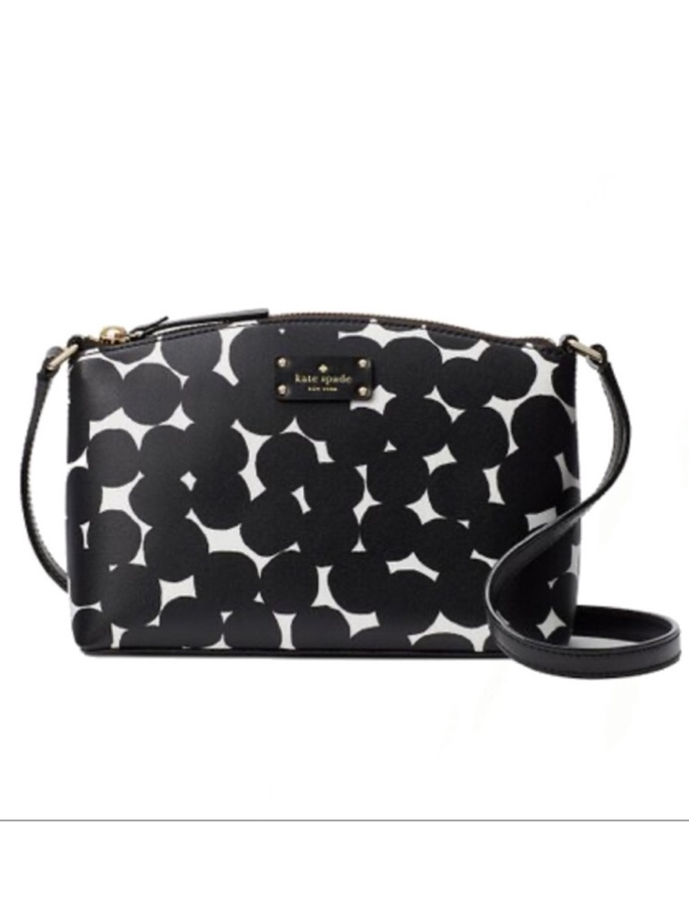 NWT Kate Spade Black White Millie Crossbody Purse
